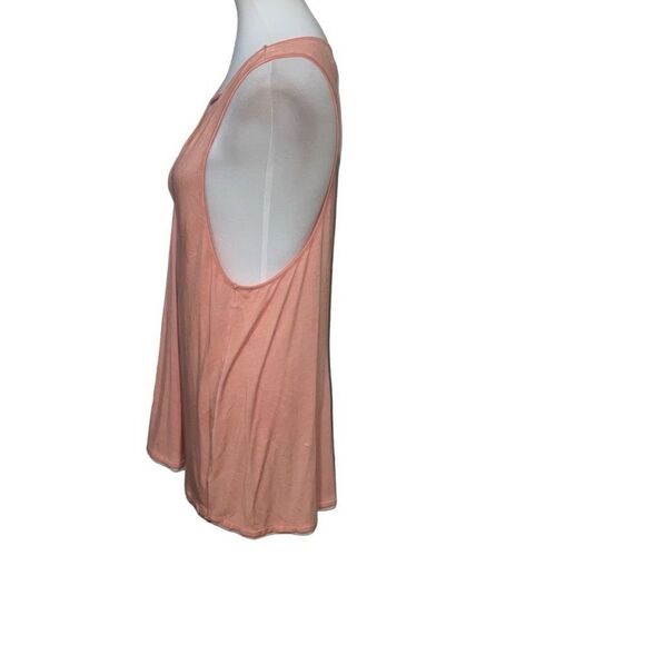Free People | We the Free Amelia Y-Strap Tank Top Peach Oversized Swing Sz L - Picture 3 of 8